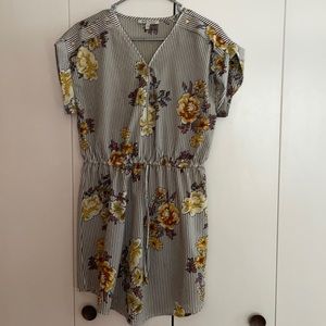 Knee length stripe dress